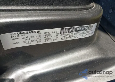 2011 Ram Dakota Bighorn/Lonestar из США, поврежденный, VIN 1D7RW3GP5BS638722